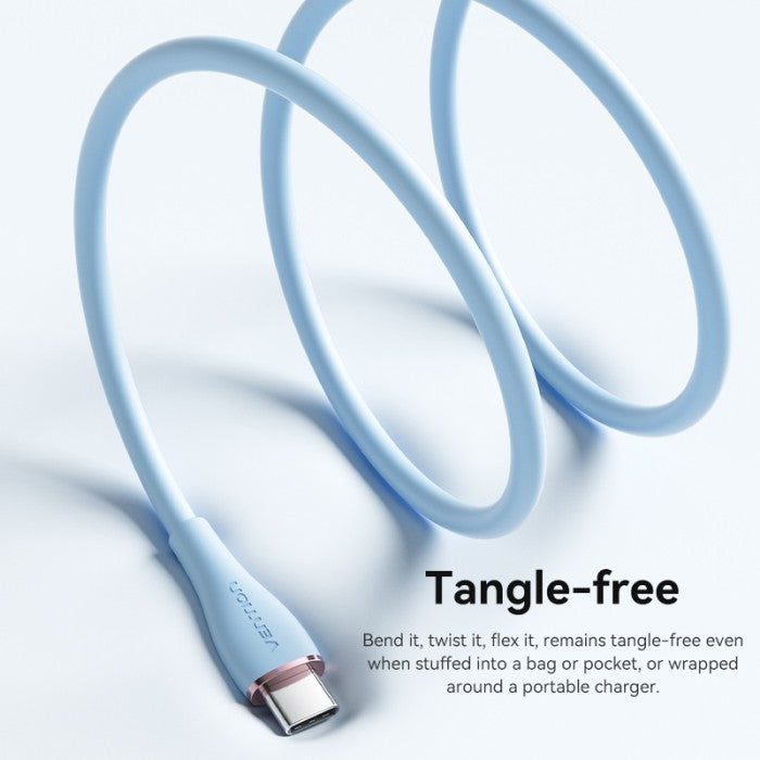Vention Kabel Charger USB Type C to C 5A PD 100W Fast Charging - TAW
