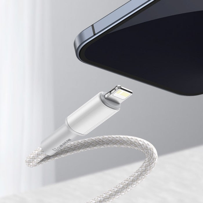 BASEUS High Density Braided Fast Charging Cable Type-C to iP 1M CATLGD