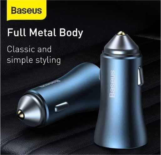 BASEUS Golden Contactor ProDual Quick Charger Car Charger U+C 40W CCJD