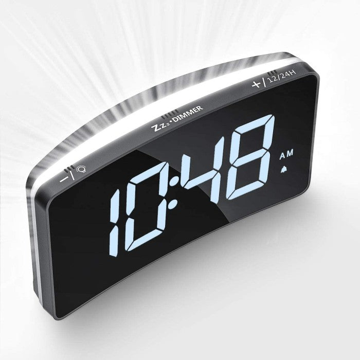 MPOW Pictek Projection Alarm Clock 5'' LED Curved-Screen - GEHM430B