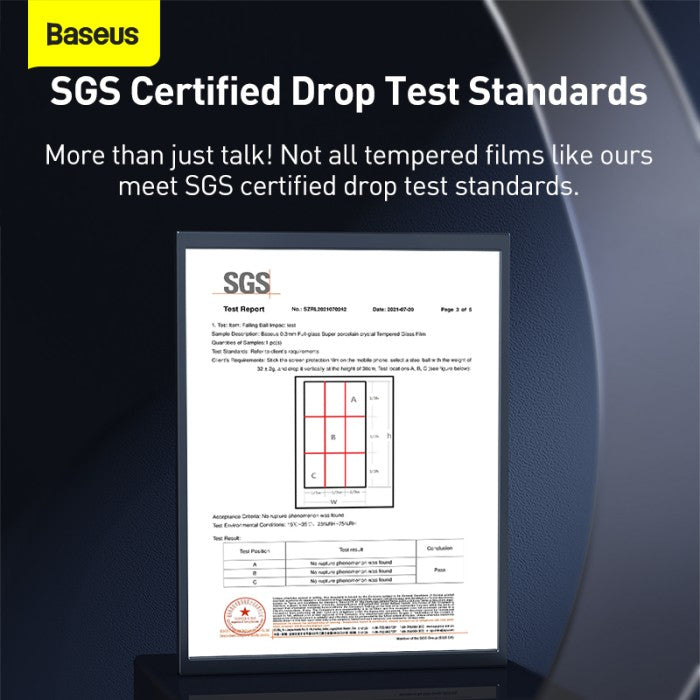Baseus Super porcelain crystal Tempered Glass Film