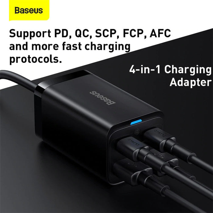 BASEUS GaN3 Pro Desktop Fast Charger 2U+2C 65W EU CCGP
