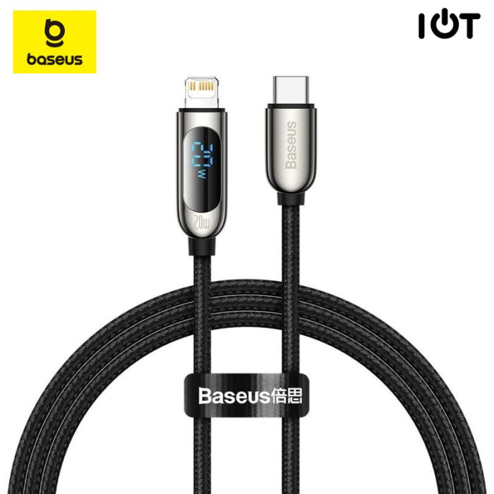 BASEUS Kabel Type-C to iP 20W Display Fast Charging Data Cable CATLSK