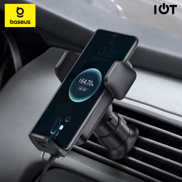 BASEUS Wisdom Auto Alignment Car Mount Wireless Charger CGZX