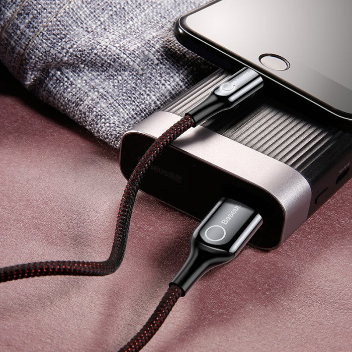 BASEUS C-shaped Light Intelligent Power-off Cable - CALCD