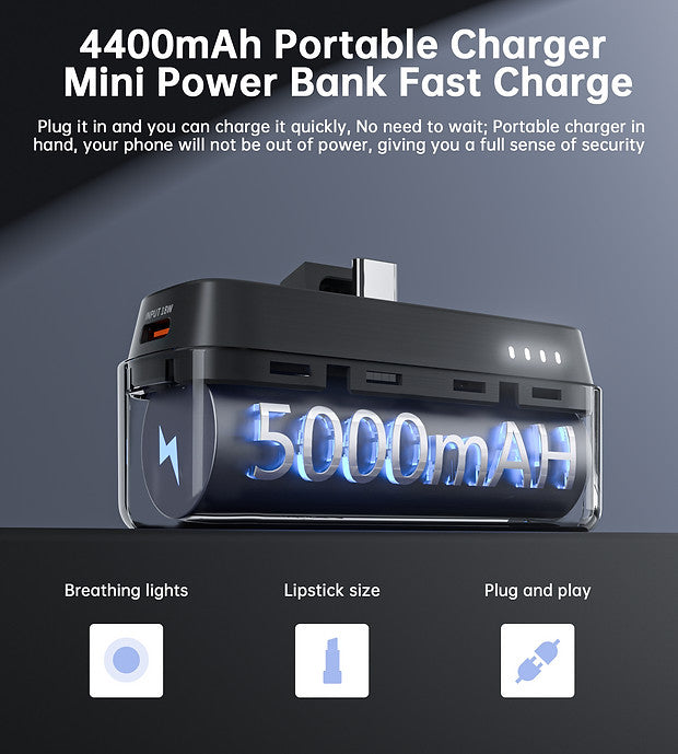 Choetech B740 Mini Power Bank 5000mAh PD 20W USB-C Plug