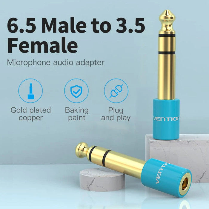 Vention Audio Converter 6.5mm Male to 3.5mm Female - VAB-S01