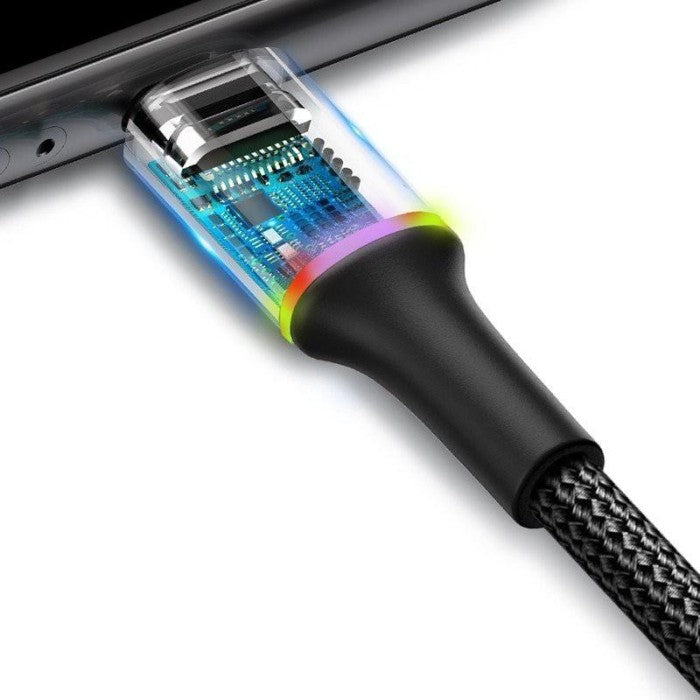 BASEUS halo data cable USB For Micro 2A 2m Black CAMGH-C