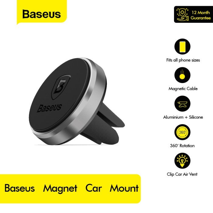 Baseus Magnet Car Mount Phone Holder - SUGENT-MO