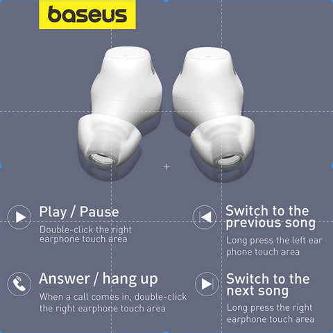 BASEUS WM01 TWS True Wireless Earphones Earbuds