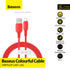 BASEUS Colourful Cable USB For iP 2.4A 1.2m CALDC