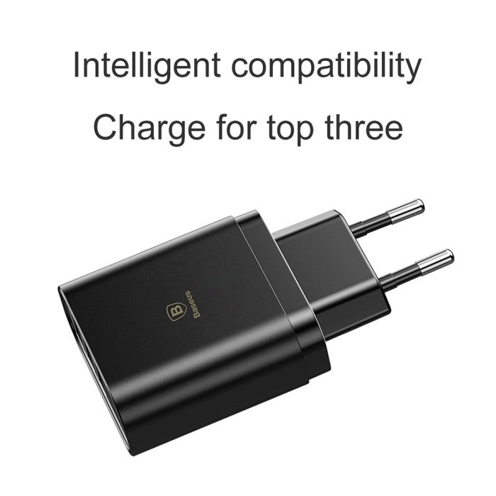 BASEUS Mirror Lake Intelligent 3USB Charger 3.4A CCALL-BH
