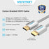 Vention Kabel HDMI UHD 4K 60hz Male to Male Cotton Braided 15M - AAB