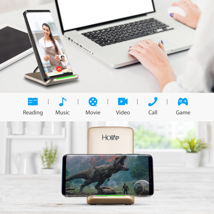 MPOW -Holife 10W Wireless Charger, Fast Wireless Charger Stand HLPA046
