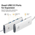 Baseus Lite Series USB Type C HUB to USB 3.0 4IN1 Ports