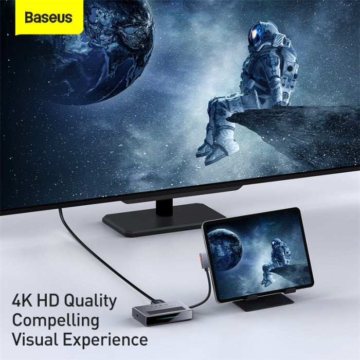 BASEUS Magic Multifunctional Type-C HUB with a Retractable CAHUB-DA