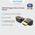 Vention HDMI 90 Degree Male To Female Adapter - AIO