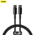 BASEUS Tungsten Gold Fast Charging Cable Type-C to Type-C 100W CATWJ-A