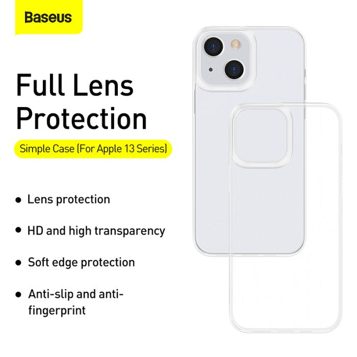 Baseus Simple Case For iP 13 2021 Transparent
