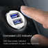 Baseus Grain Fast Car Charger Dual Port USB 5V 3.1A