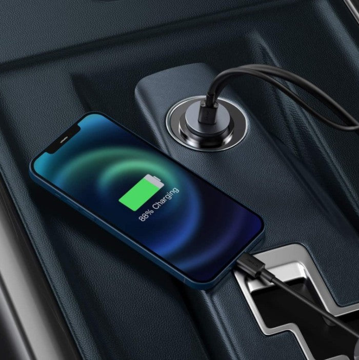BASEUS 120W CAR CHARGE 4 PORT USB CHARGE QC 3.0 PD 3.0 120W CCBT-A