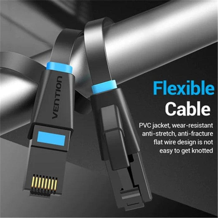Vention Kabel LAN Flat Cat.6 UTP Patch Cable RJ45 1000Mbps 15M 20M 30M 35M 40M  50M - IBJ