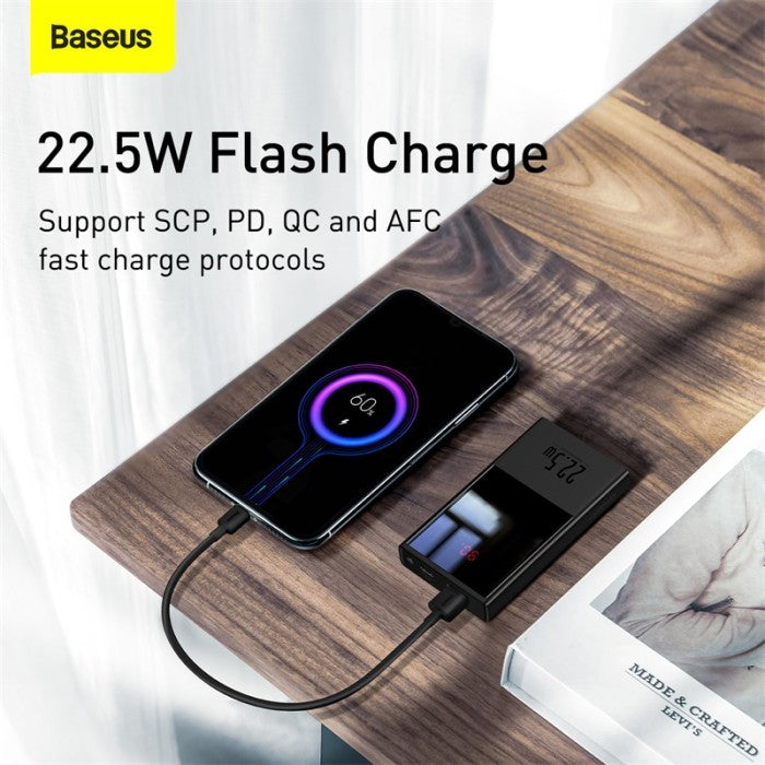 BASEUS Super Mini Digital Display Powerbank 10000mAh 22.5W - PPMN-A