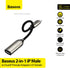 BASEUS 2-in-1 iP Male to Dual iP Female Adapter L55 CALL55