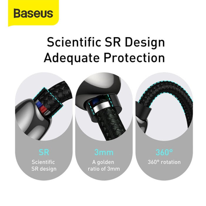 Baseus Display Fast Charging Data Cable Type-C to C 100W 2m - CATSK-C