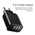 BASEUS Mirror Lake Intelligent 3USB Charger 3.4A CCALL-BH