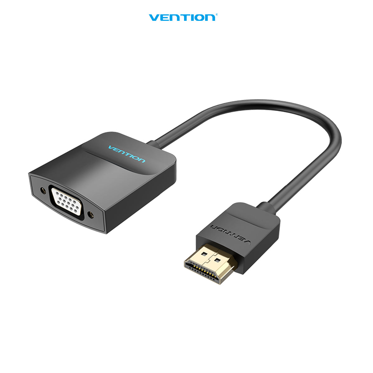 Vention HDMI to VGA Converter Adapter For Monitor dan Proyektor 0.15M - 42154