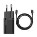 BASEUS Super Si Charger 1C 20W with Cable Type-C to iP 1m - TZCCSUP-B