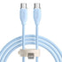 BASEUS Kabel Type-c to Type-c 100w Fast Charging Jelly Silica CAGD