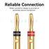 Vention Konektor Speaker Jack Banana Plugs Gold Plated - BFD