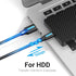 Vention Kabel Charger USB 3.0 A to C 3A Fast Charging - COZ