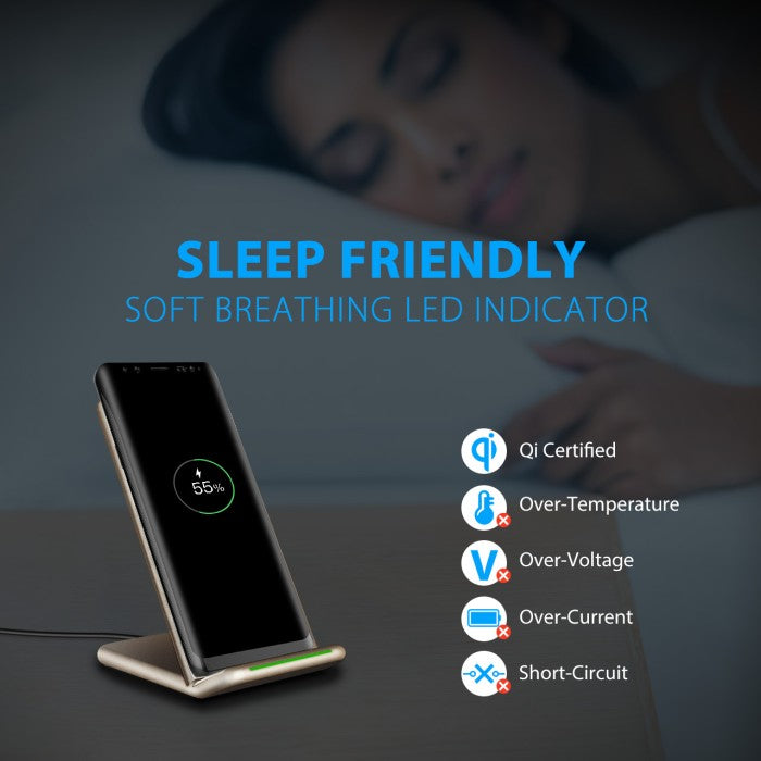 MPOW -Holife 10W Wireless Charger, Fast Wireless Charger Stand HLPA046