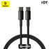 BASEUS Tungsten Gold Fast Charging Cable Type-C to Type-C 100W CATWJ-A