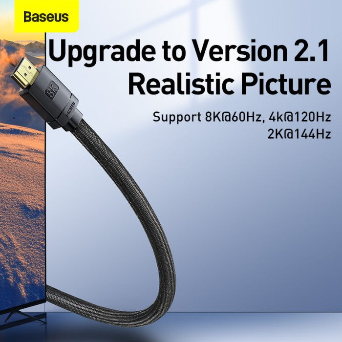 BASEUS High Definition Series HDMI 8K to Adapter Cable 1M - CAKGQ-J