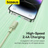 Baseus Kabel Charger Habitat Series USB to iP Fast Charge 2.4A 1m