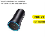 Baseus Golden Contactor Pro Dual Fast Charger Car Charger C+C 40W CGJP