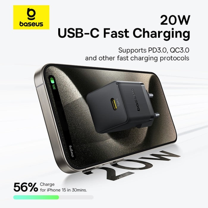 Baseus Palm Kepala Charger Type C 20W EU