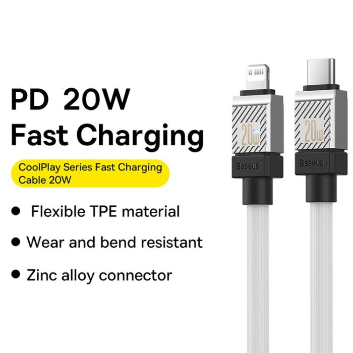 Baseus CoolPlay Series Fast Charging Cable Type-C to iP 20W