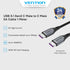 Vention Kabel Data USB Gen2 Thunderbolt 3 Type C to C 5A 100W PD - TAH