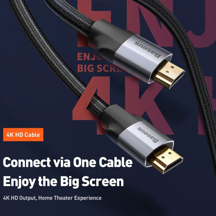 BASEUS Enjoyment Series 4KHD Male To 4KHD Male Adapter Cable - CAKSX