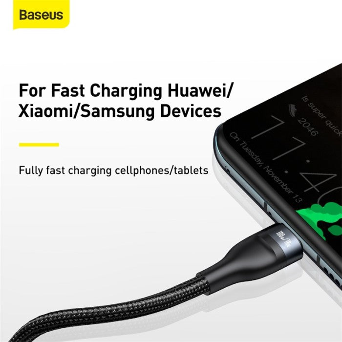 BASEUS Flash Series 1-for-2 Fast Charging Cable Type-C 1.5m - CA1T2-C
