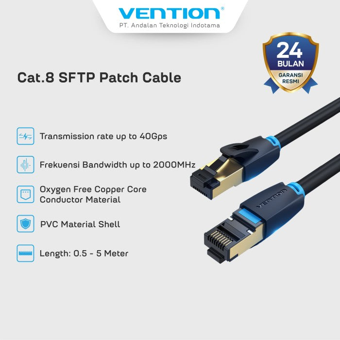 Vention Kabel LAN  RJ45 Ethernet Cat.8 SFTP - IKA
