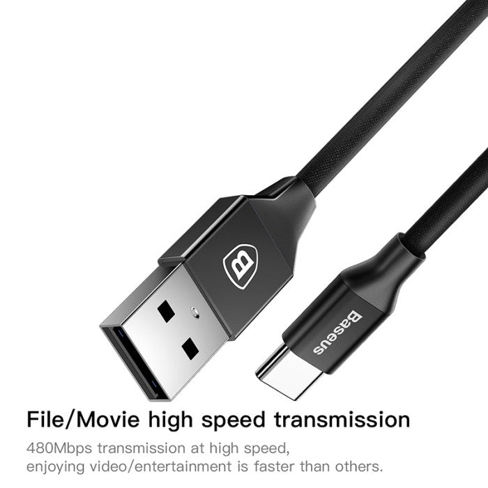 BASEUS Yiven Cable For Type-C 3A 1.2M CATYW