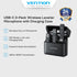 Vention Wireless Lavalier Microphone Mic Clip On For Live Streaming With Charging Case - NCA