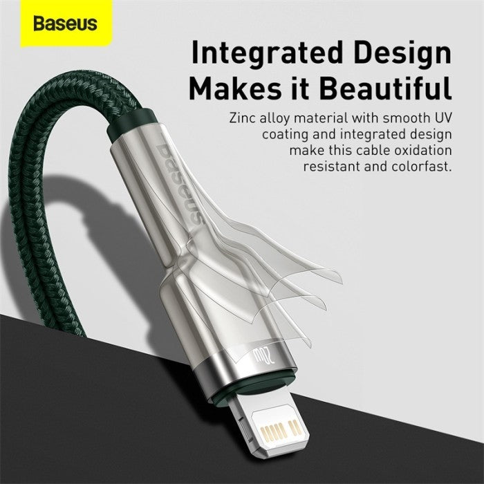 BASEUS Cafule Series Metal Data Cable Type C to iP PD 20W 1m- CATLJK-A