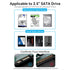 Vention Cassing HDD 2.5 Inch SATA Hard Drive Enclosure Free Kabel USB 3.0 Micro B 5Gbps - KPA